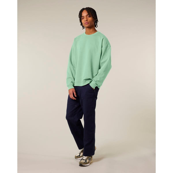 Felpa Girocollo Unisex Oversized Radder 2.0 verde / XXS - personalizzabile con logo