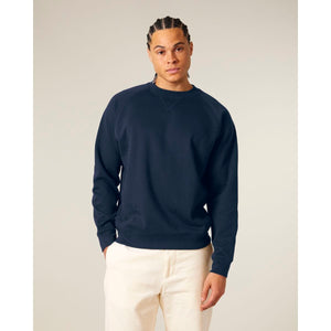 Felpa Girocollo Unisex Relaxed Con Maniche Raglan Knoxer blu navy / XXS - personalizzabile con logo
