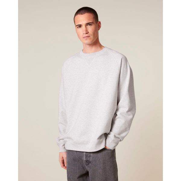 Felpa Girocollo Unisex Relaxed Con Maniche Raglan Knoxer grigio / XXS - personalizzabile con logo