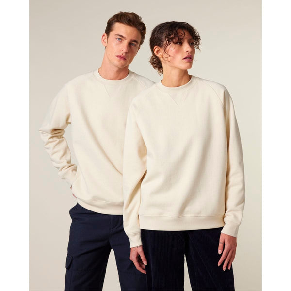 Felpa Girocollo Unisex Relaxed Con Maniche Raglan Knoxer - personalizzabile con logo