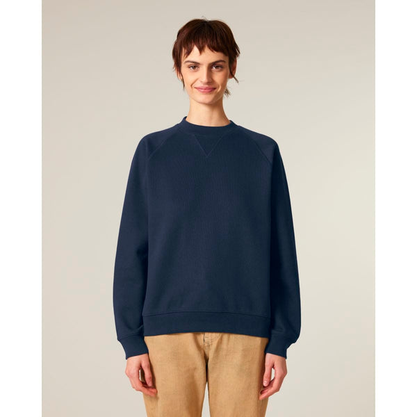 Felpa Girocollo Unisex Relaxed Con Maniche Raglan Knoxer - personalizzabile con logo