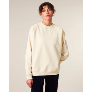 Felpa Girocollo Unisex Relaxed Con Maniche Raglan Knoxer - personalizzabile con logo