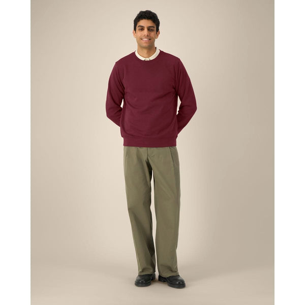 Felpa Girocollo Unisex Roller bordeaux / XS - personalizzabile con logo