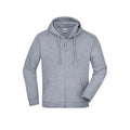 Felpa grigio / S - personalizzabile con logo