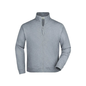 Felpa grigio / S - personalizzabile con logo