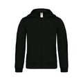 Felpa Hooded Full Zip Bimbo nero / 3-4 - personalizzabile con logo