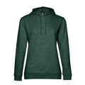 Felpa #Hoodie Donna heather dark green / XS - personalizzabile con logo