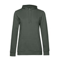 Felpa #Hoodie Donna millennial khaki / XS - personalizzabile con logo