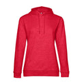 Felpa #Hoodie Donna rosso / XS - personalizzabile con logo