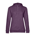 Felpa #Hoodie Donna viola / XS - personalizzabile con logo