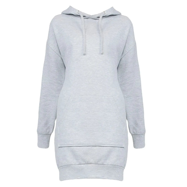 Felpa Hoodie Dress grigio / XS - personalizzabile con logo