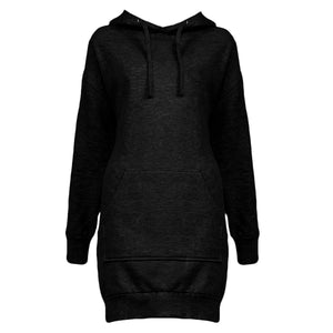 Felpa Hoodie Dress nero / XS - personalizzabile con logo