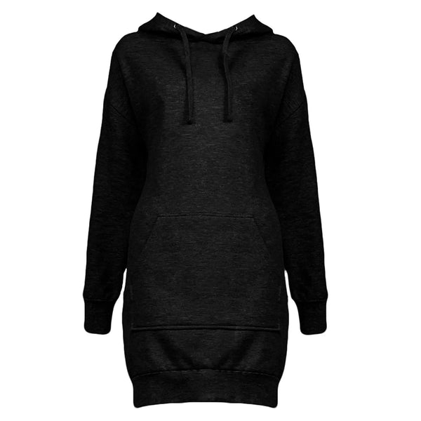 Felpa Hoodie Dress nero / XS - personalizzabile con logo