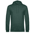 Felpa #Hoodie heather dark green / XS - personalizzabile con logo