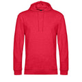 Felpa #Hoodie rosso / XS - personalizzabile con logo