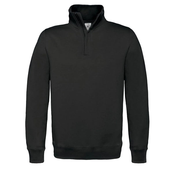 Felpa ID.004 nero / S - personalizzabile con logo