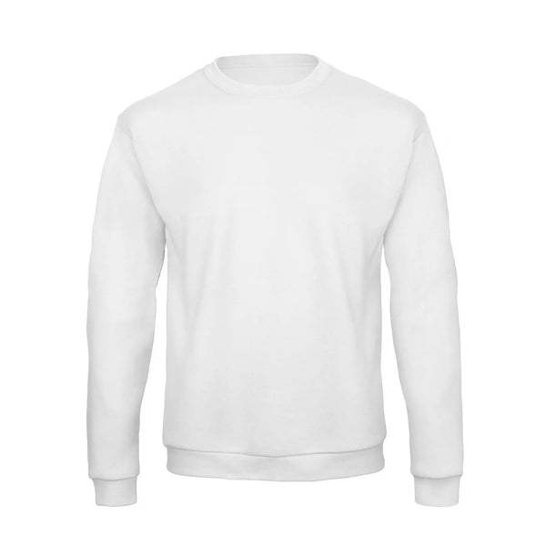 Felpa ID.202 50/50 bianco / XS - personalizzabile con logo