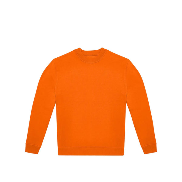 Felpa ID.222 Crew arancione / XS - personalizzabile con logo