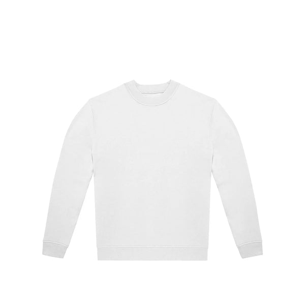 Felpa ID.222 Crew bianco / XS - personalizzabile con logo