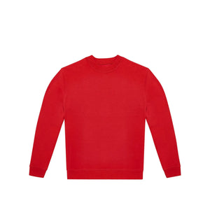 Felpa ID.222 Crew rosso / XS - personalizzabile con logo