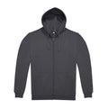 Felpa ID.224 Zip Hood grigio / XS - personalizzabile con logo