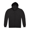 Felpa ID.224 Zip Hood nero / XS - personalizzabile con logo