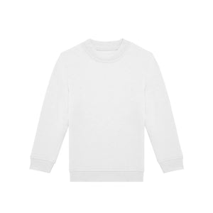 Felpa ID.332 Crew Bimbo bianco / 3-4 - personalizzabile con logo