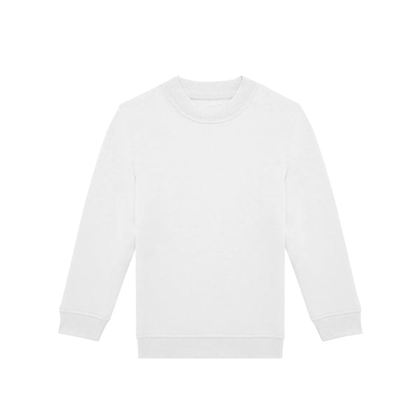 Felpa ID.332 Crew Bimbo bianco / 3-4 - personalizzabile con logo