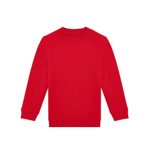 Felpa ID.332 Crew Bimbo rosso / 3-4 - personalizzabile con logo