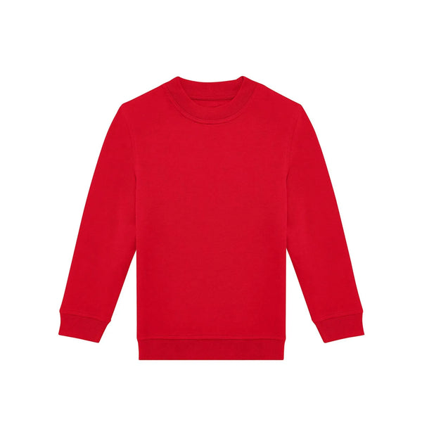 Felpa ID.332 Crew Bimbo rosso / 3-4 - personalizzabile con logo