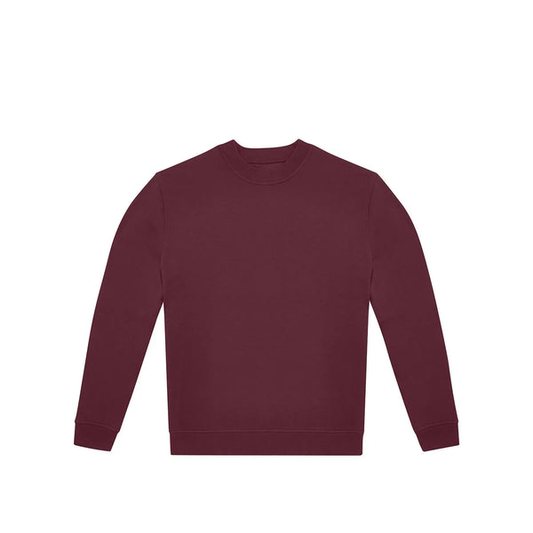 Felpa ID.332 Crew bordeaux / XS - personalizzabile con logo