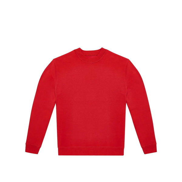 Felpa ID.332 Crew rosso / XS - personalizzabile con logo