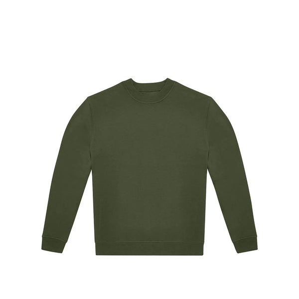 Felpa ID.332 Crew verde / XS - personalizzabile con logo