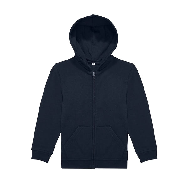 Felpa ID.334 Zip Hood Bimbo blu / 5-6 - personalizzabile con logo