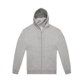 Felpa ID.334 Zip Hood grigio / XS - personalizzabile con logo