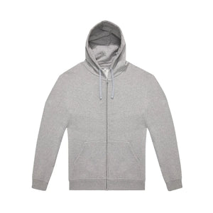 Felpa ID.334 Zip Hood grigio / XS - personalizzabile con logo