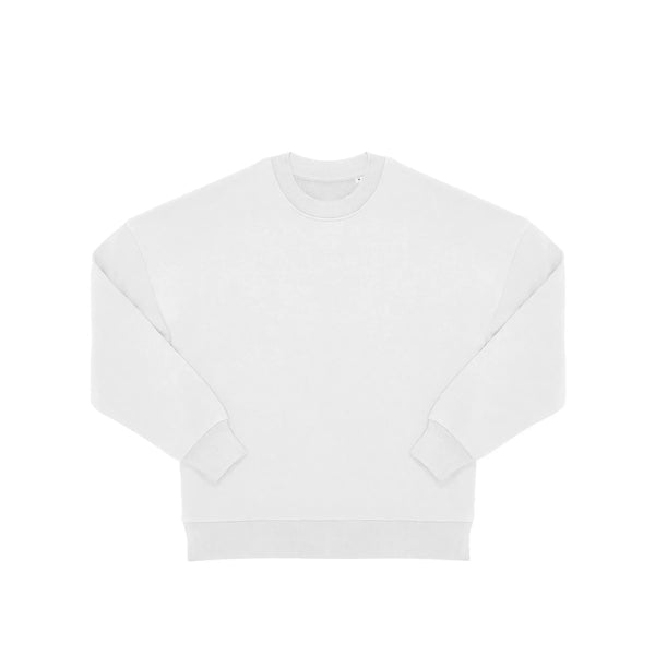 Felpa Influence Crew bianco / XS - personalizzabile con logo