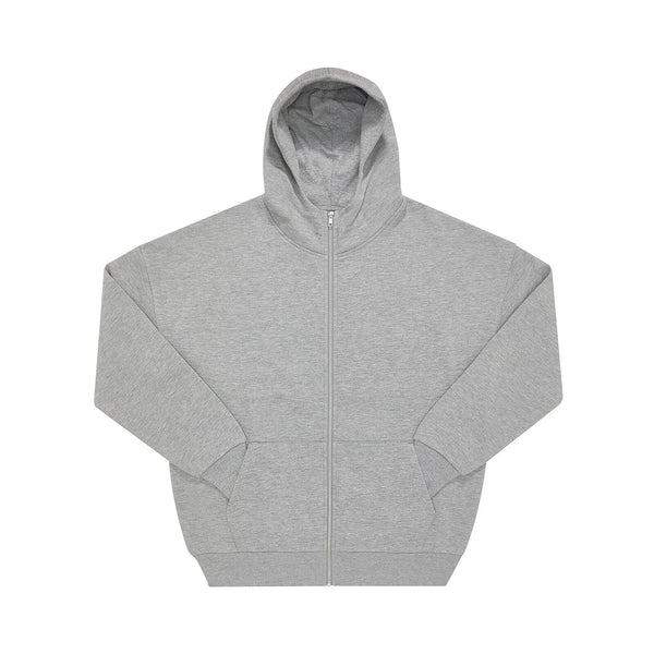 Felpa Influence Zip Hood grigio / XS - personalizzabile con logo