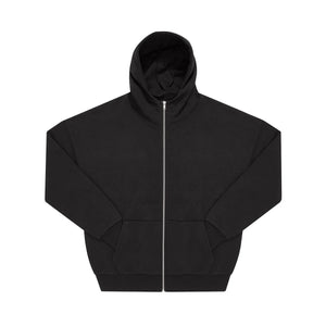 Felpa Influence Zip Hood nero / XS - personalizzabile con logo