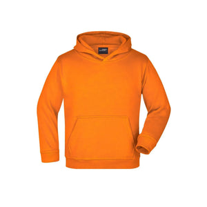 Felpa   Junior arancione / XS - personalizzabile con logo