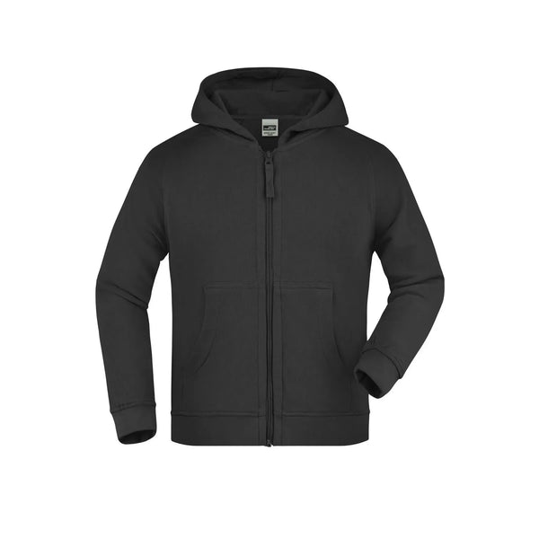 Felpa  Junior nero / XS - personalizzabile con logo