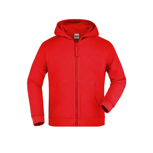 Felpa  Junior rosso / XS - personalizzabile con logo