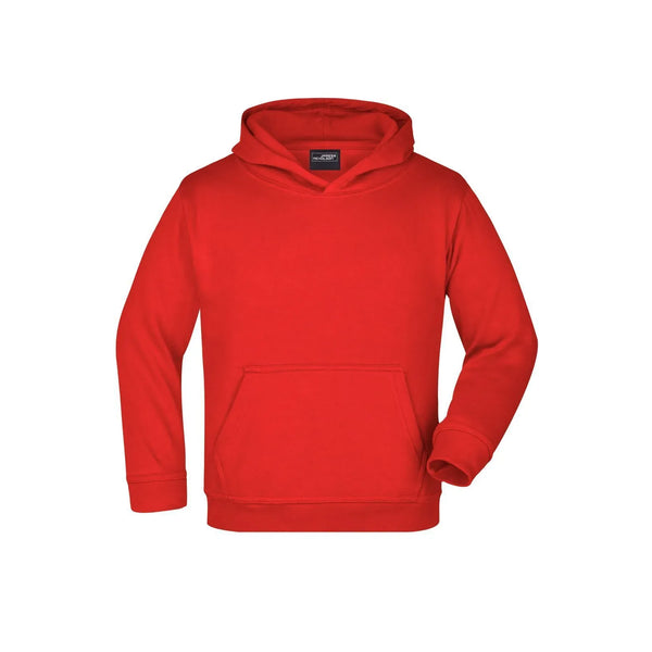 Felpa   Junior rosso / XS - personalizzabile con logo
