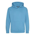 Felpa Kids Hoodie azzurro / XXS - personalizzabile con logo