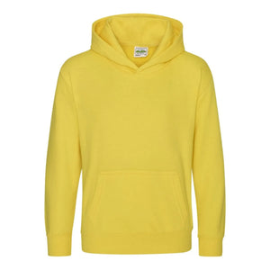 Felpa Kids Hoodie giallo / XS - personalizzabile con logo