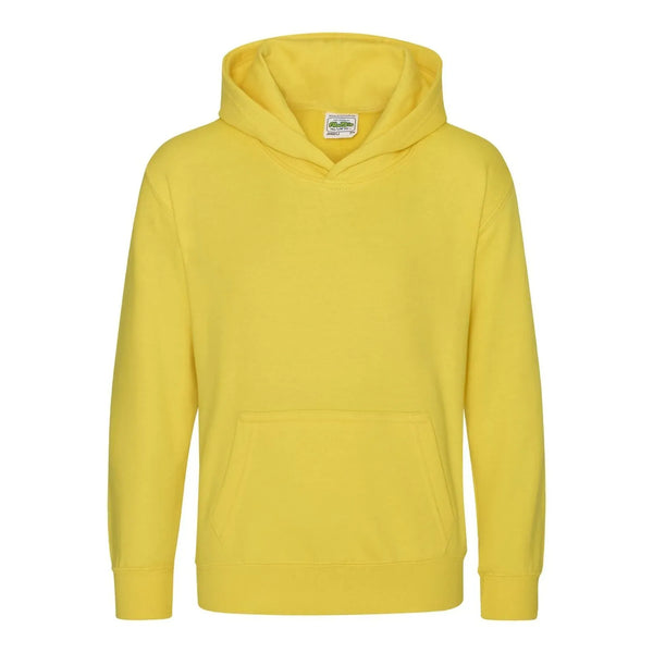 Felpa Kids Hoodie giallo / XS - personalizzabile con logo