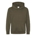 Felpa Kids Hoodie olive green / XXS - personalizzabile con logo