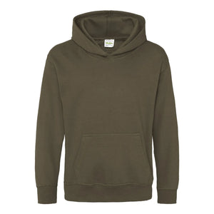 Felpa Kids Hoodie olive green / XXS - personalizzabile con logo