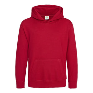 Felpa Kids Hoodie rosso / XS - personalizzabile con logo