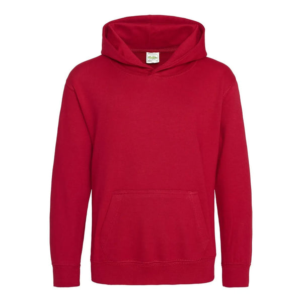 Felpa Kids Hoodie rosso / XS - personalizzabile con logo